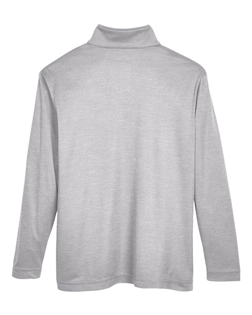 Youth Zone Sonic Heather Performance Quarter-Zip Pullolver - Back - B703D9103 - Athletic Heather