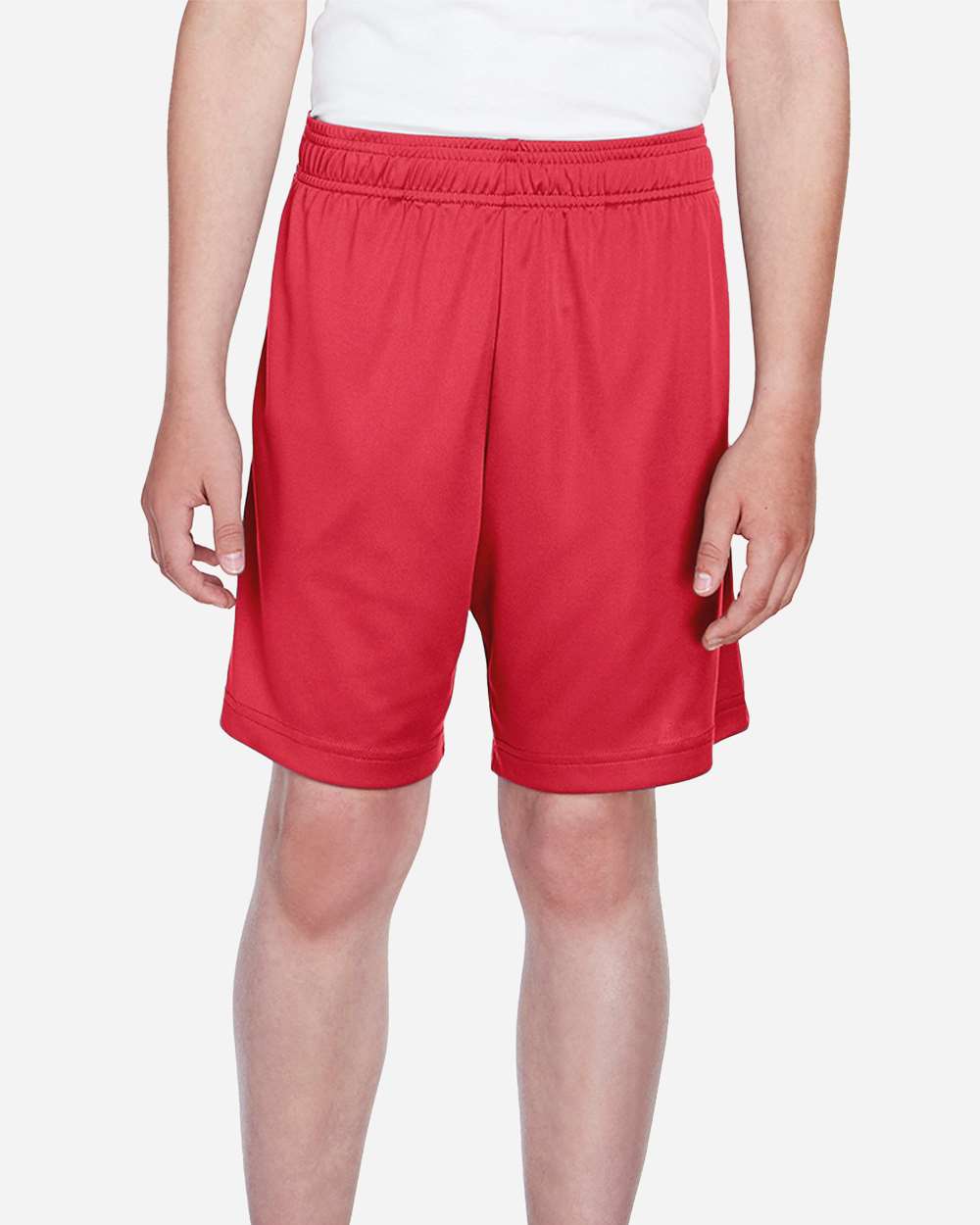 Youth Zone Performance Shorts - OnModelFront - B679D9703 - Sport Red