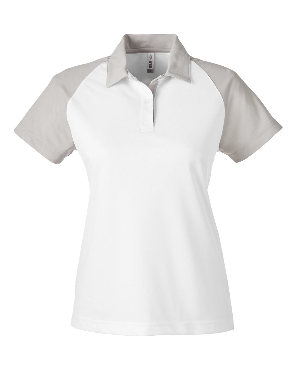 Women's Command Snag-Protection Colorblock Polo - Front - B692D9352 - White/ Sport Silver
