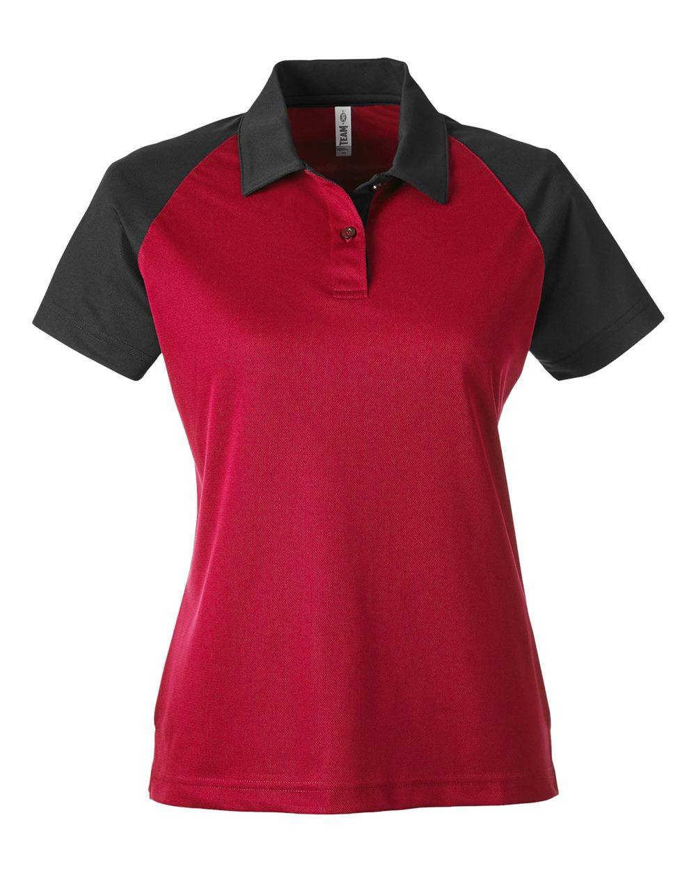 Women's Command Snag-Protection Colorblock Polo - Front - B692D9702 - Sport Red/ Black