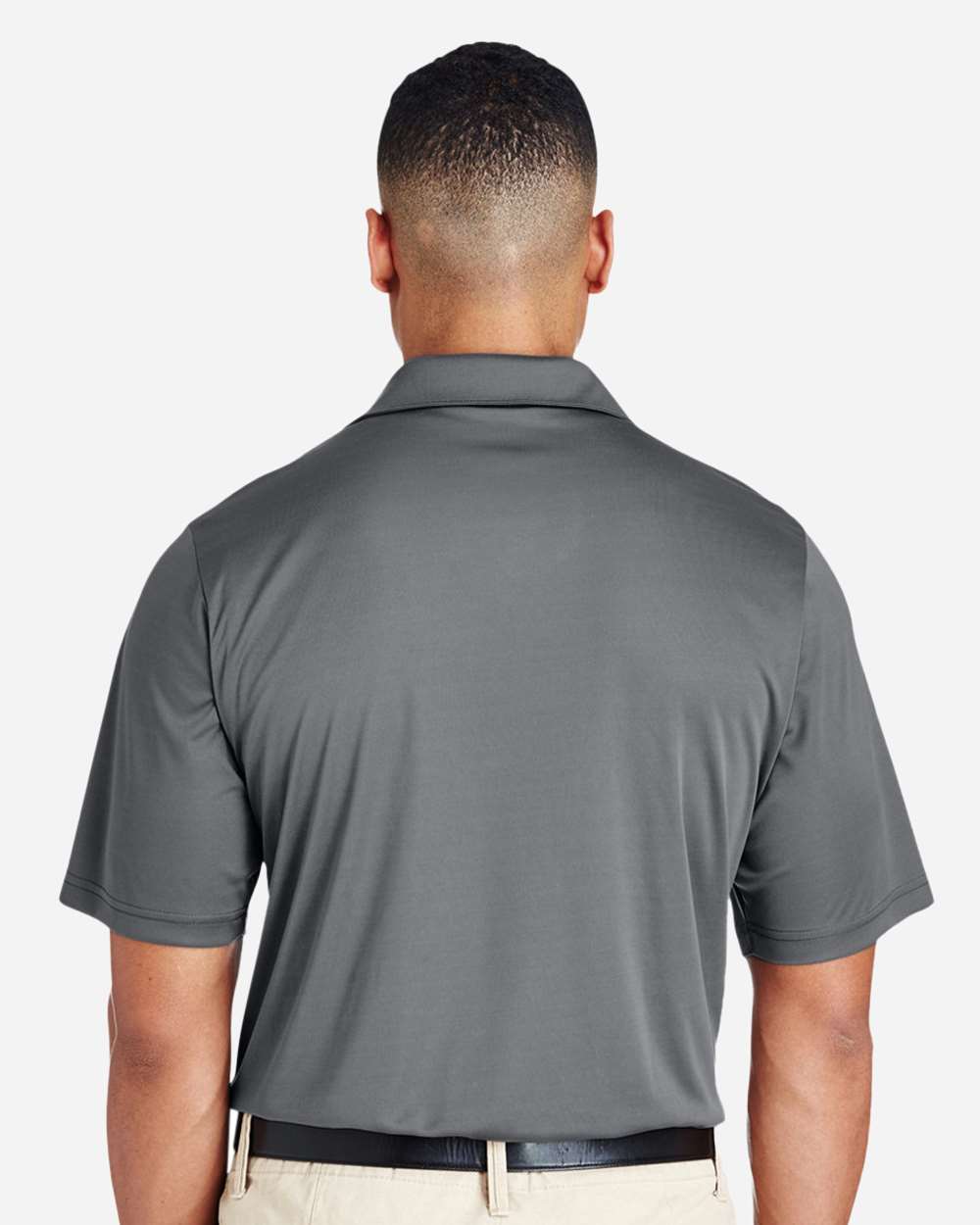 Men's Tall Zone Performance Polo - OnModelBack - B722D9135 - Sport Graphite