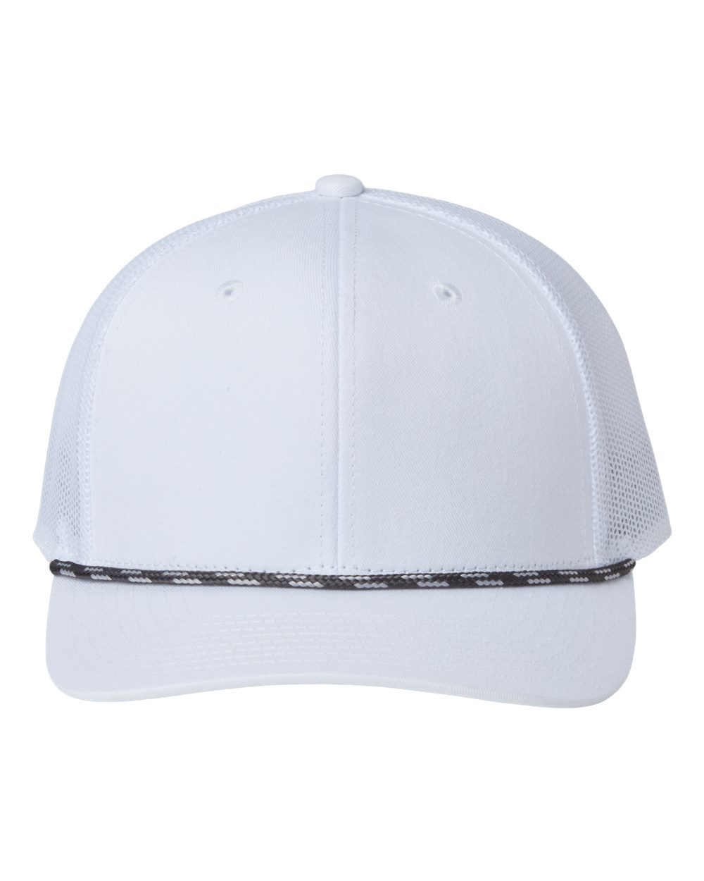 Everyday Rope Trucker Cap - Front - B94595000 - White/ White
