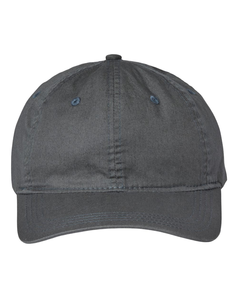 Ultralight Cotton Twill Cap - Front - B94695590 - Charcoal