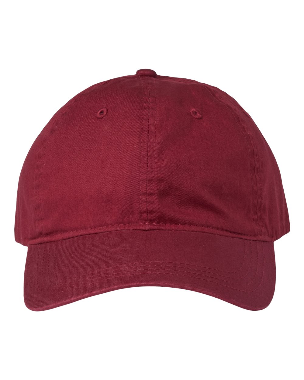 Ultralight Cotton Twill Cap - Front - B94695700 - Brick