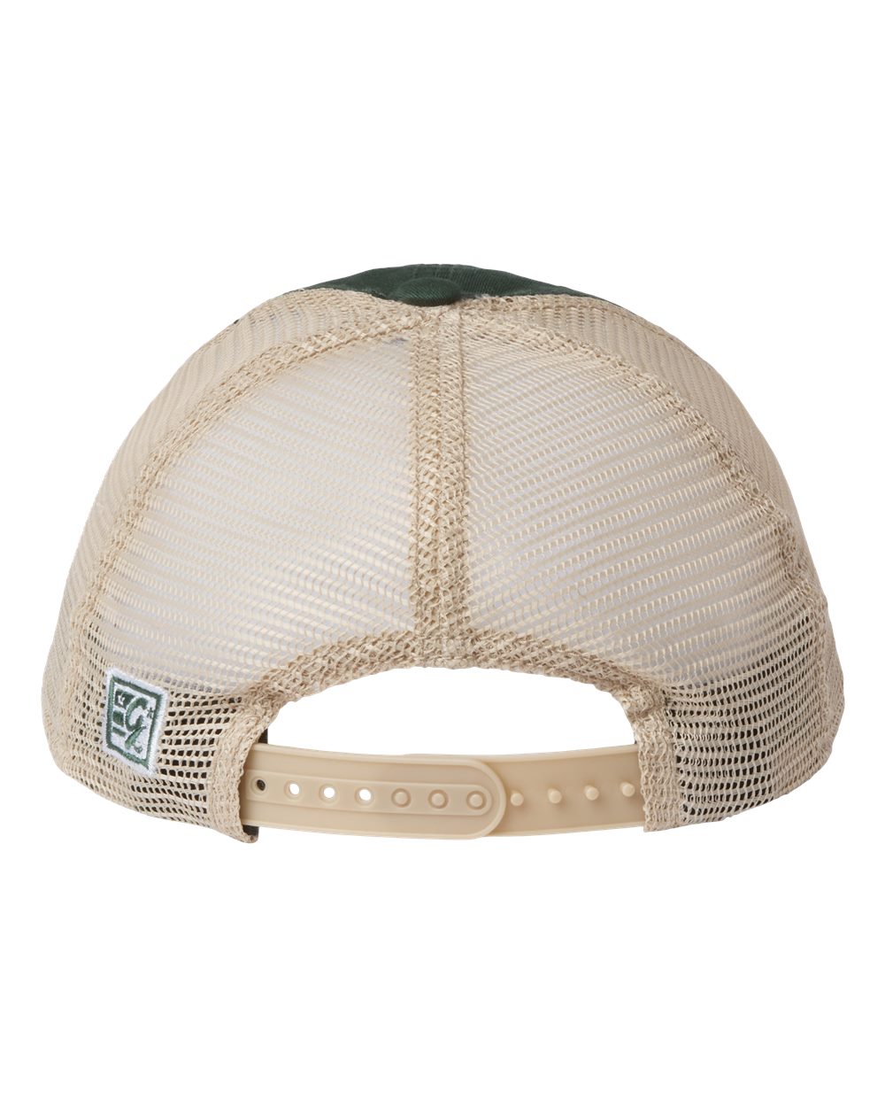 Soft Trucker Cap - Back - B96295540 - Dark Green/ Khaki