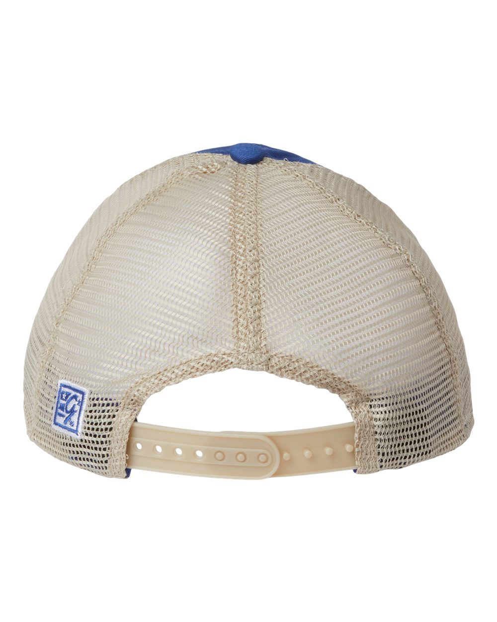 Soft Trucker Cap - Back - B96295750 - Royal/ Khaki