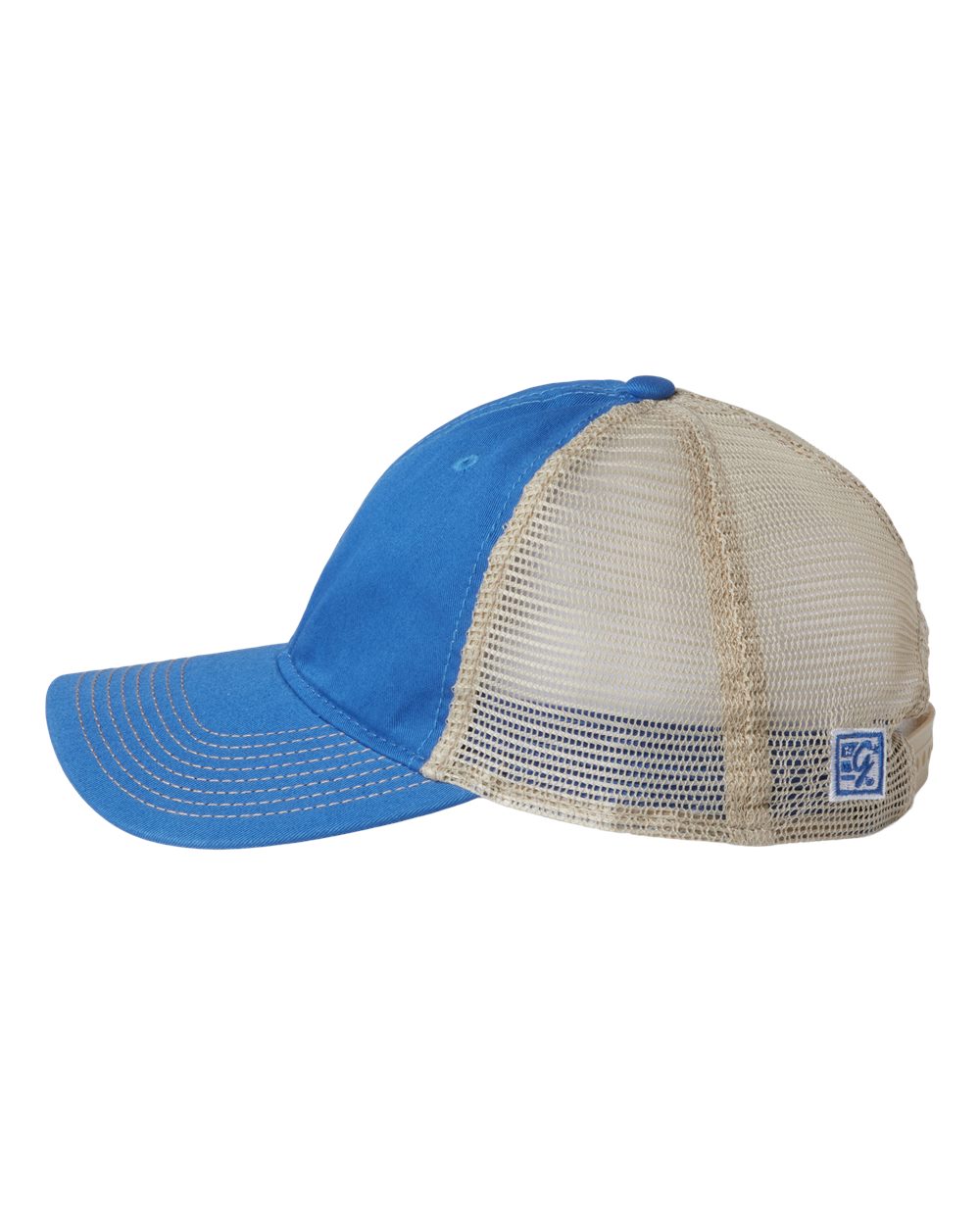 Soft Trucker Cap - DirectSide - B96295250 - LA Blue/ Khaki