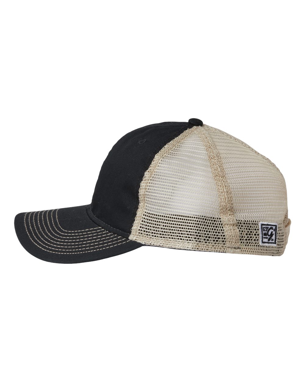 Soft Trucker Cap - DirectSide - B96295500 - Black/ Khaki