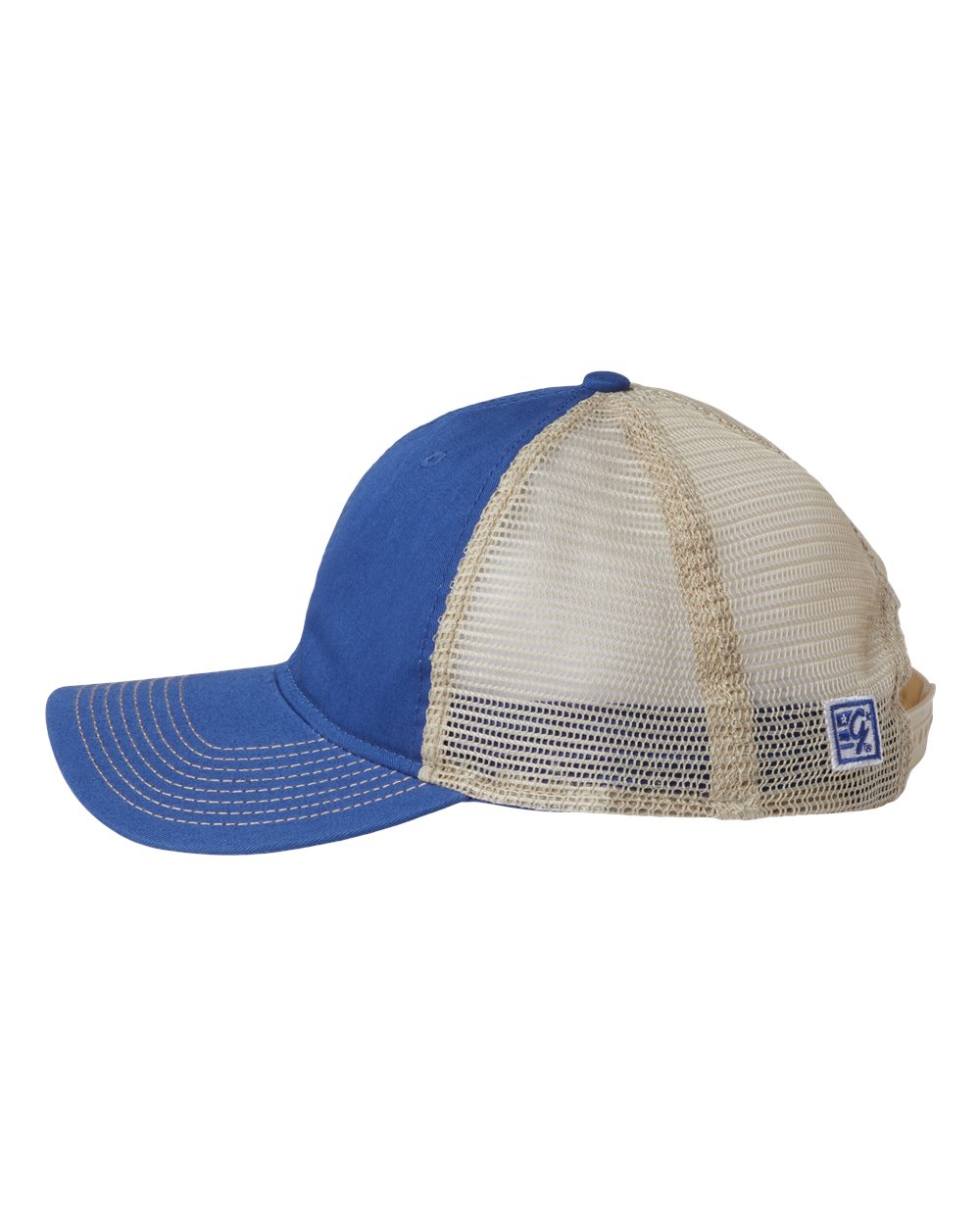 Soft Trucker Cap - DirectSide - B96295750 - Royal/ Khaki