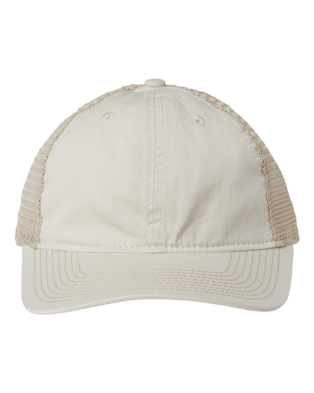 Soft Trucker Cap - Front - B96295240 - Stone/ Khaki