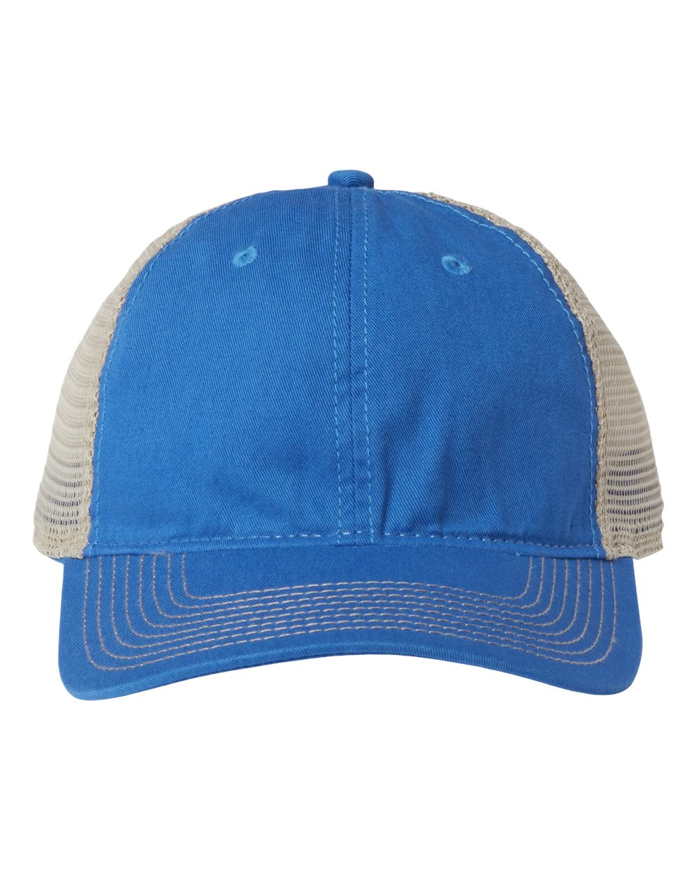 Soft Trucker Cap - Front - B96295250 - LA Blue/ Khaki