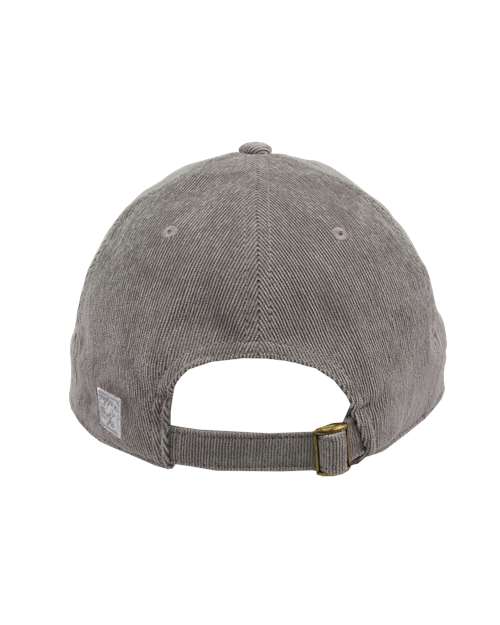 Relaxed Corduroy Cap - Back - B12995590 - Grey