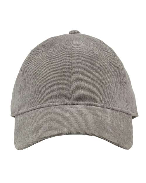 Relaxed Corduroy Cap - Front - B12995590 - Grey