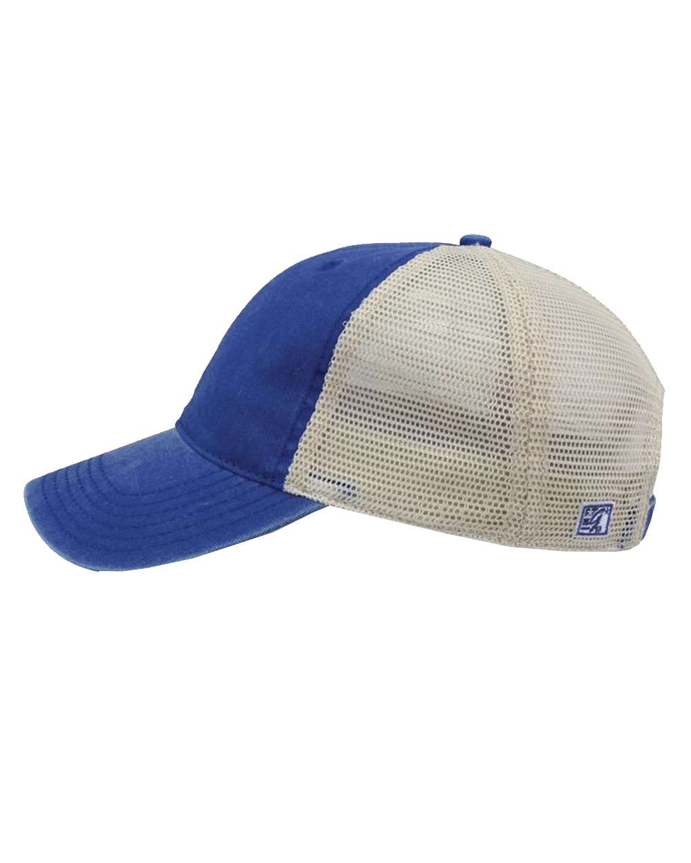 Pigment-Dyed Trucker Cap - DirectSide - B13195750 - Royal/ Stone