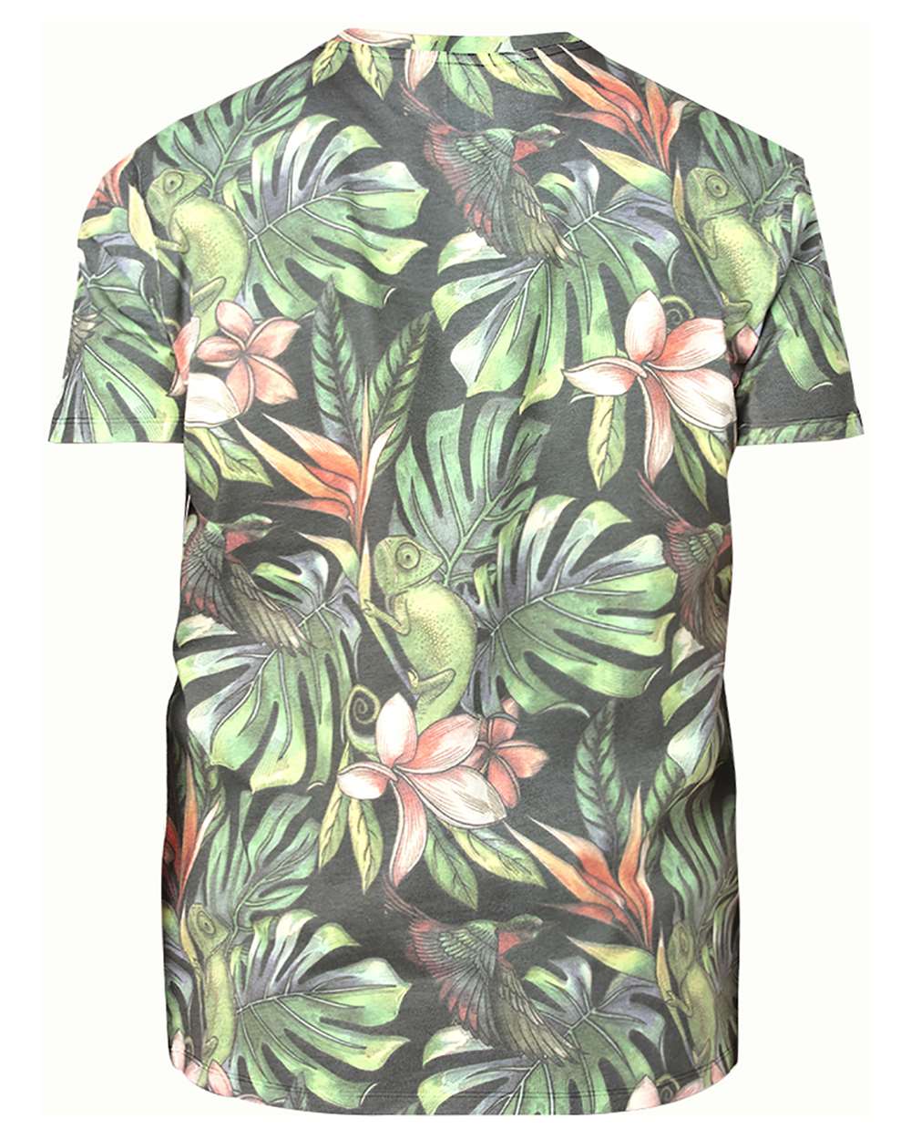 Unisex Ultimate CVC T-Shirt - Back - B771E0602 - Tropical Jungle
