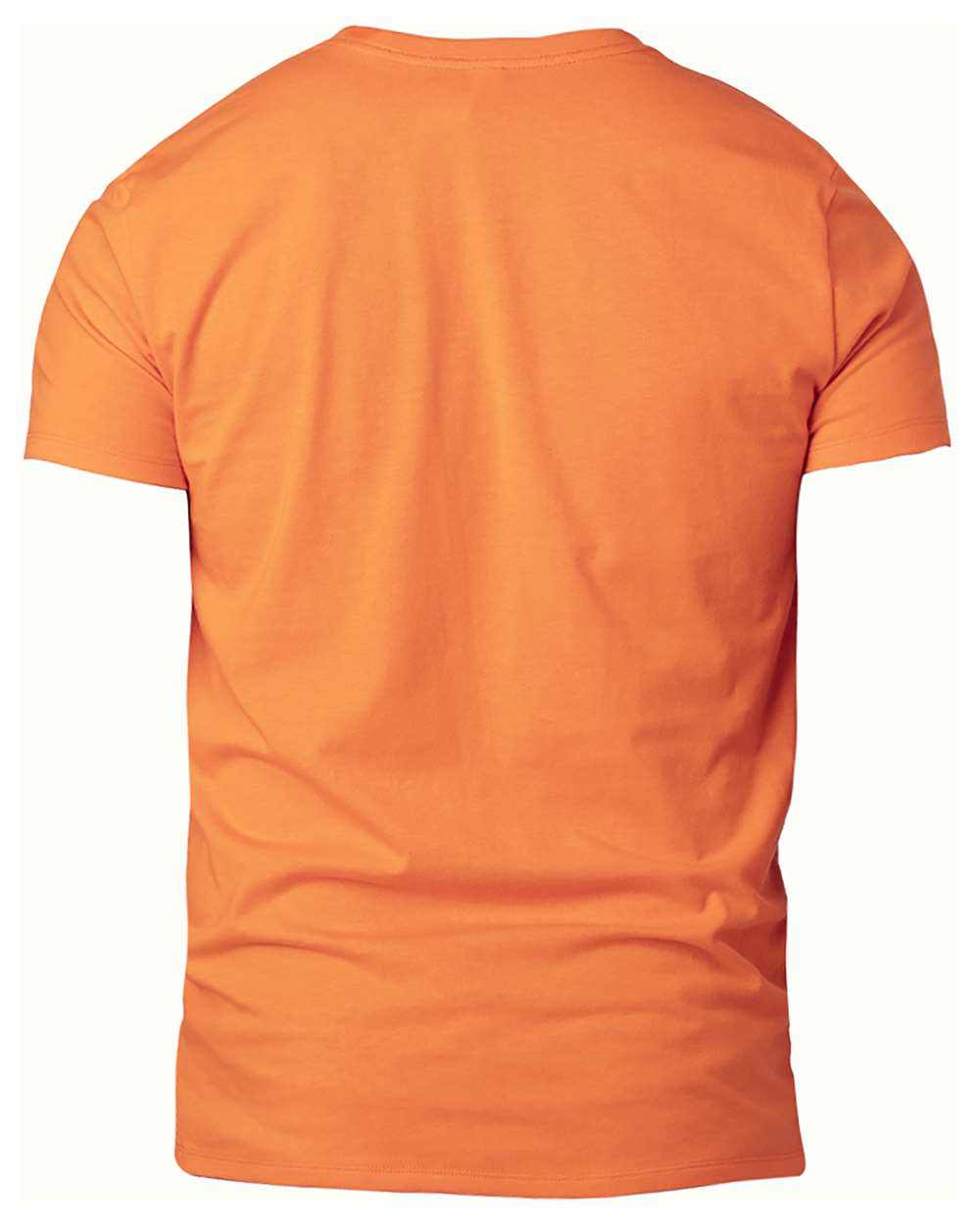 Unisex Ultimate CVC T-Shirt - Back - B771E0662 - Bright Orange