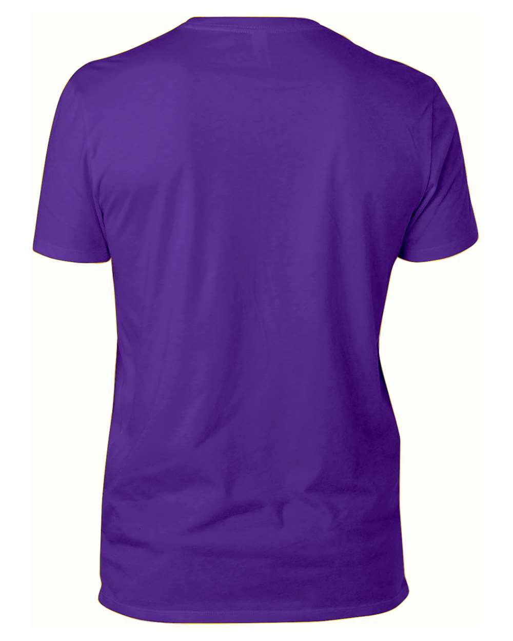 Unisex Ultimate CVC T-Shirt - Back - B771E0672 - Purple