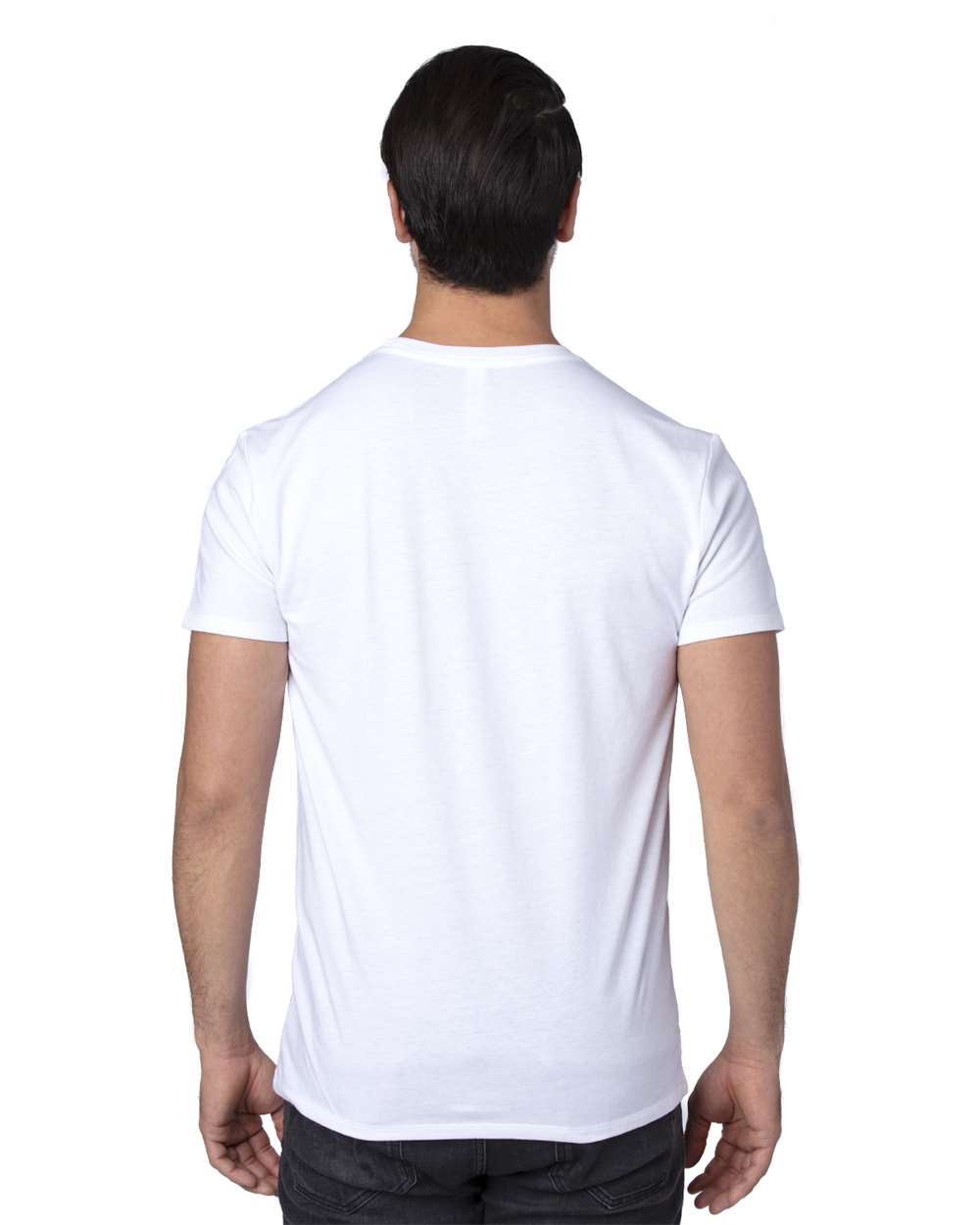 Unisex Ultimate CVC T-Shirt - OnModelBack - B771E0002 - White
