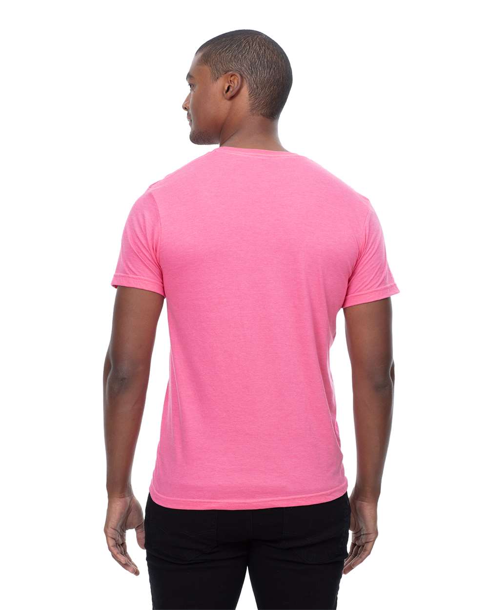 Unisex Epic CVC T-Shirt - OnModelBack - B813E0302 - Heather Pink
