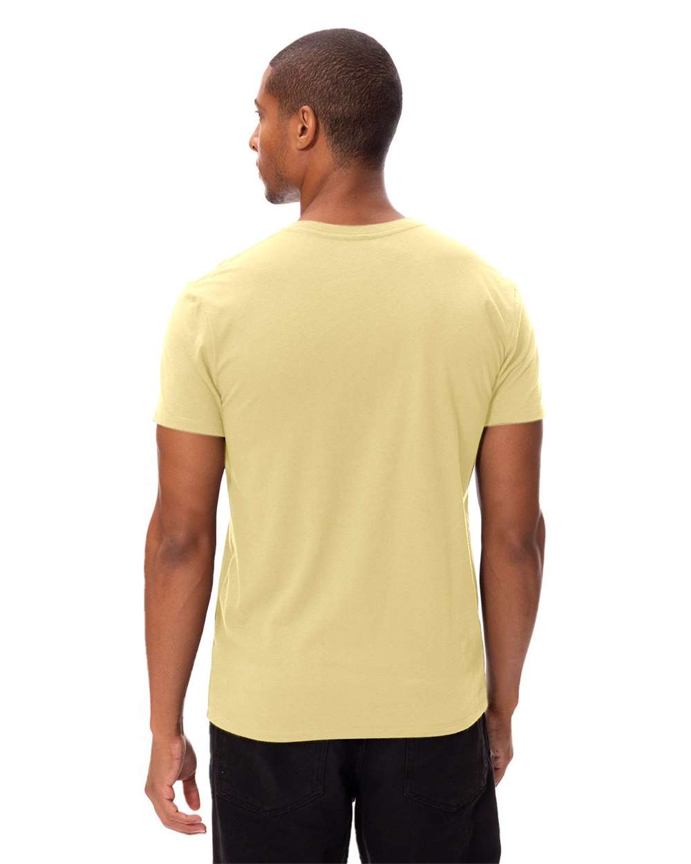 Unisex Ultimate T-Shirt - OnModelBack - B777E0014 - Butter