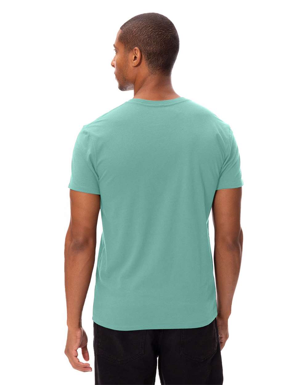 Unisex Ultimate T-Shirt - OnModelBack - B777E0172 - Seafoam