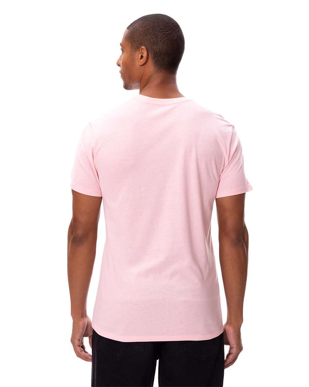 Unisex Ultimate T-Shirt - OnModelBack - B777E0303 - Powder Pink