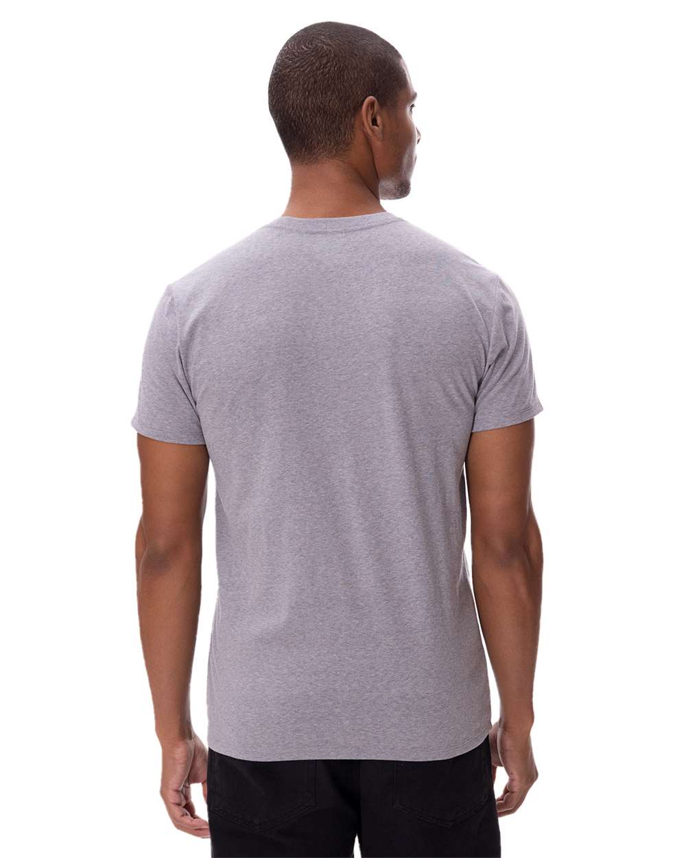 Unisex Ultimate T-Shirt - OnModelBack - B777E0352 - Heather Grey