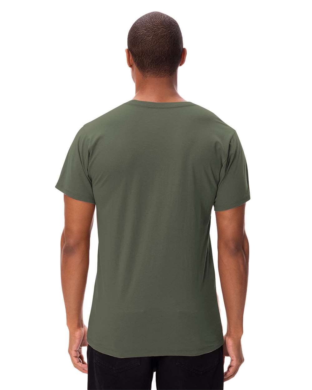 Unisex Ultimate T-Shirt - OnModelBack - B777E0612 - Army