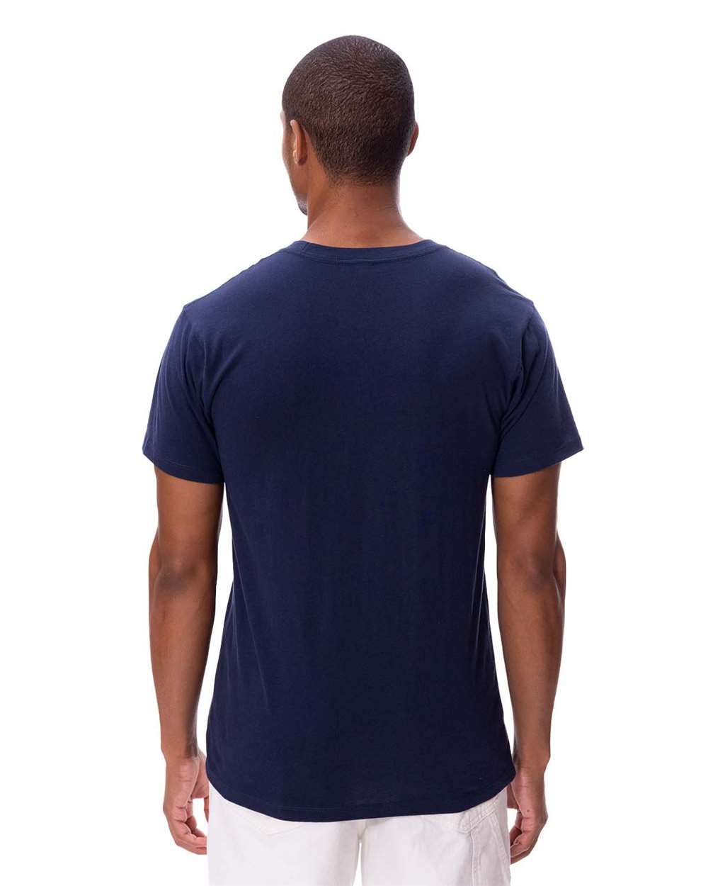 Unisex Ultimate T-Shirt - OnModelBack - B777E0652 - Midnight Navy