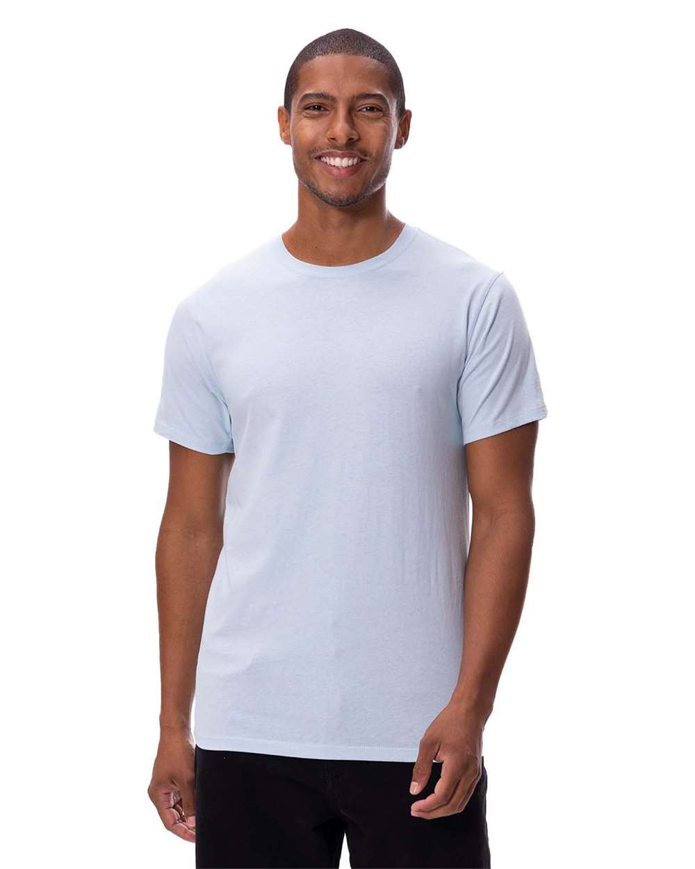 Unisex Ultimate T-Shirt - OnModelFront - B777E0253 - Powder Blue