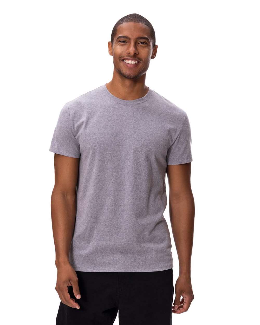Unisex Ultimate T-Shirt - OnModelFront - B777E0352 - Heather Grey