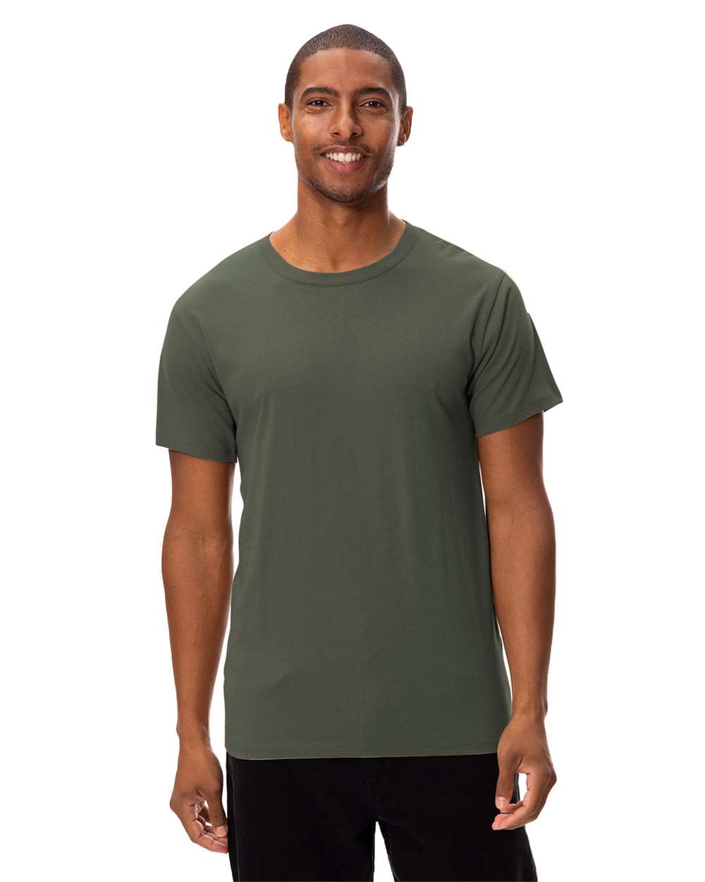 Unisex Ultimate T-Shirt - OnModelFront - B777E0612 - Army
