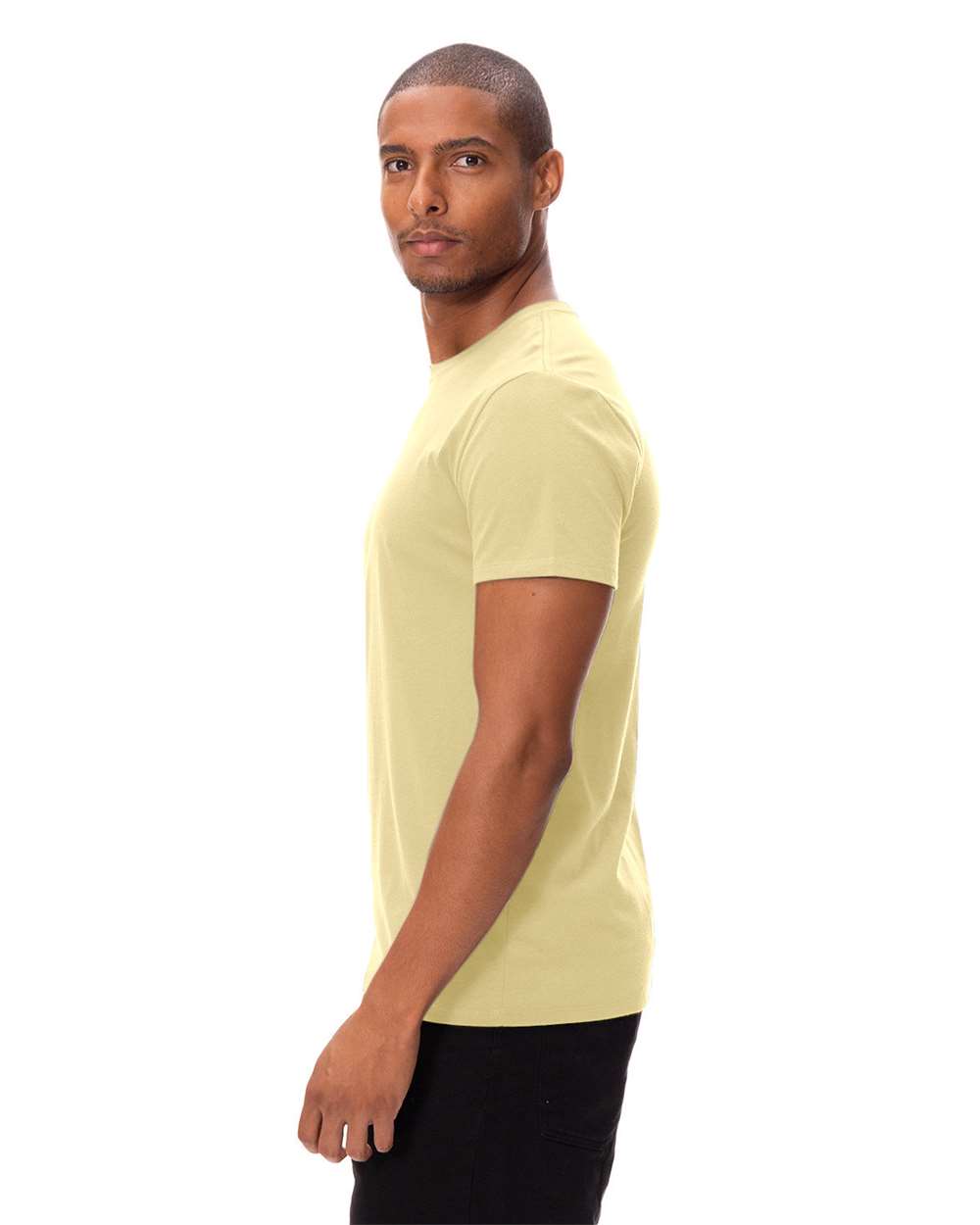 Unisex Ultimate T-Shirt - OnModelSide - B777E0014 - Butter