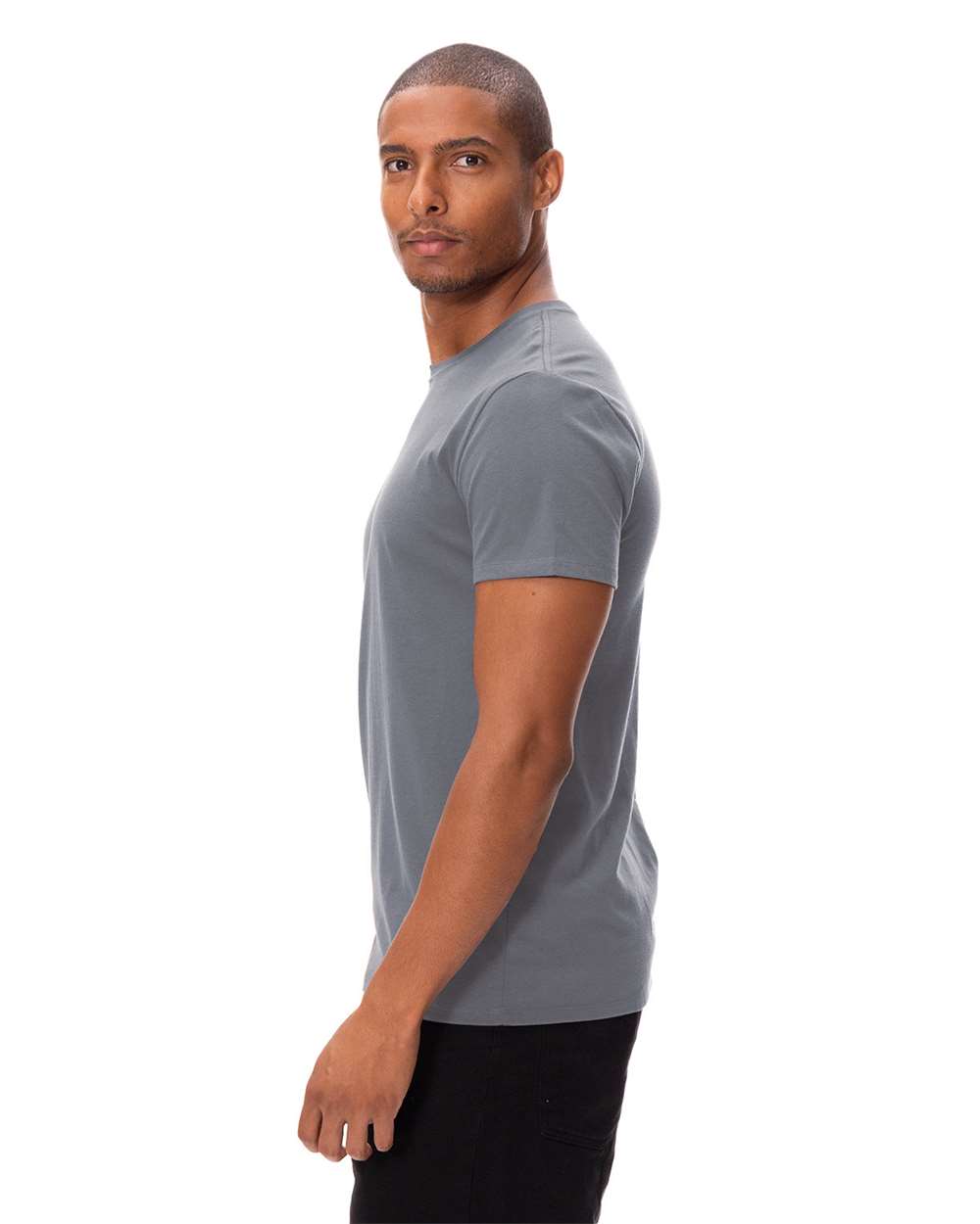 Unisex Ultimate T-Shirt - OnModelSide - B777E0112 - Smoke
