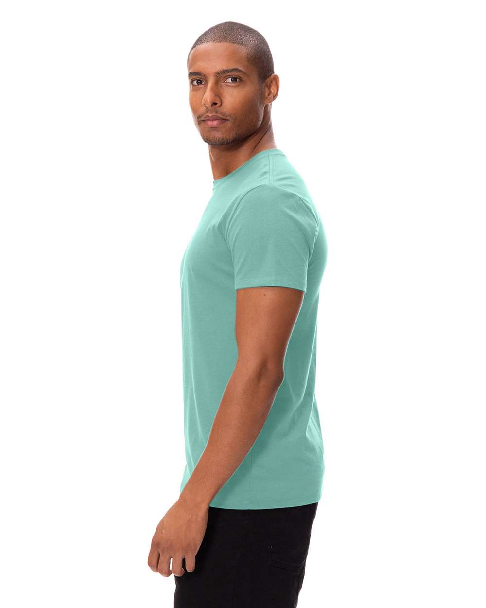 Unisex Ultimate T-Shirt - OnModelSide - B777E0172 - Seafoam