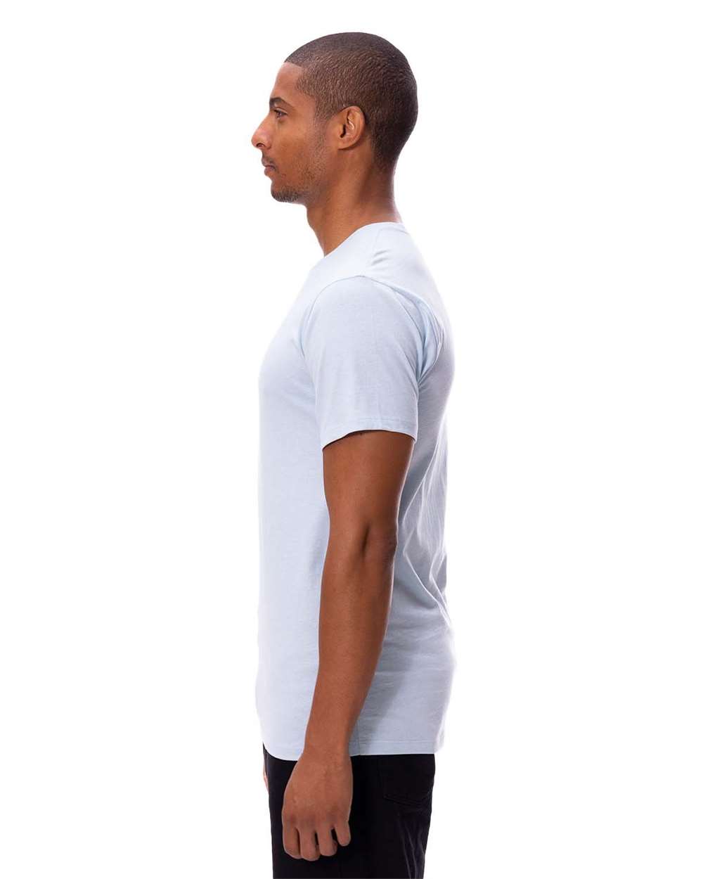 Unisex Ultimate T-Shirt - OnModelSide - B777E0253 - Powder Blue