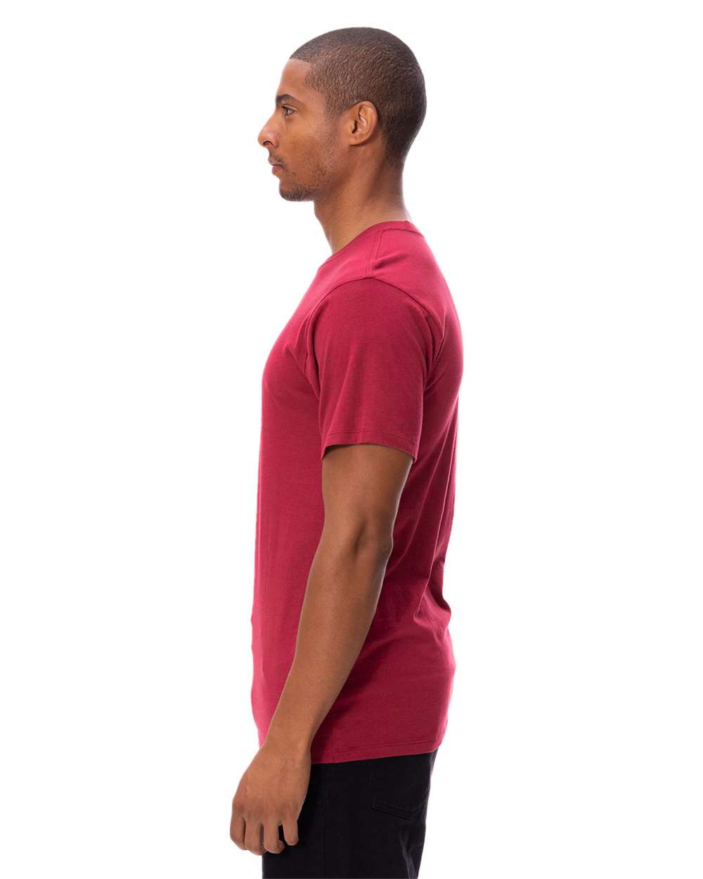 Unisex Ultimate T-Shirt - OnModelSide - B777E0522 - Burgundy