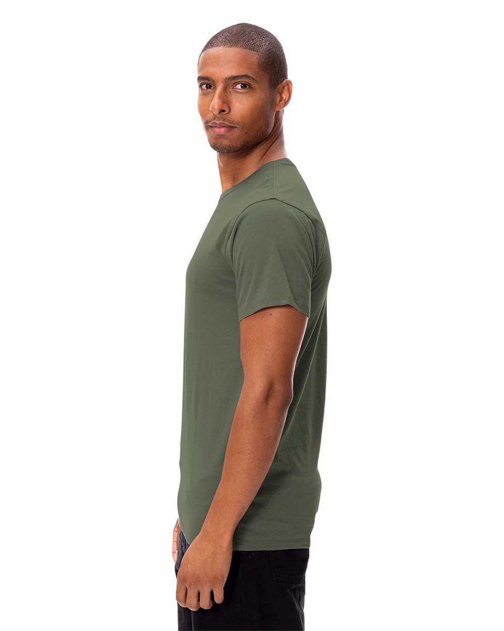 Unisex Ultimate T-Shirt - OnModelSide - B777E0612 - Army
