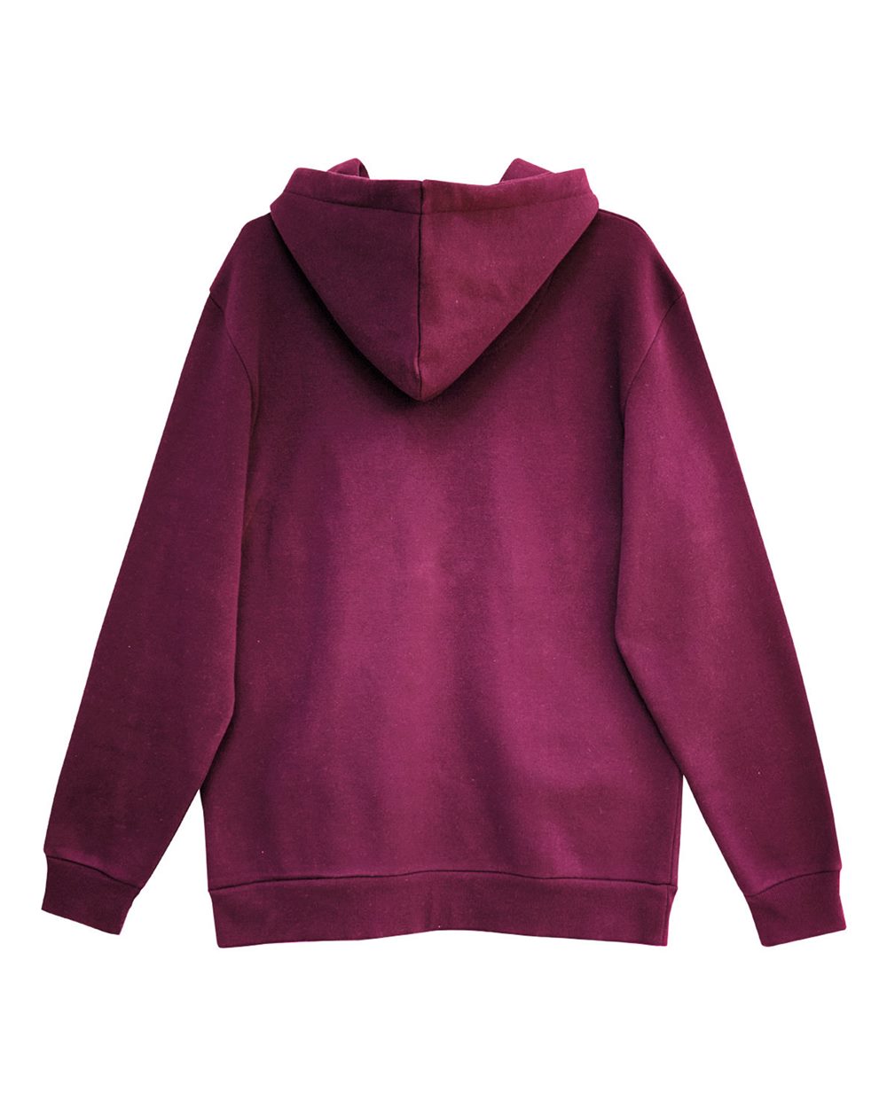 Unisex Epic Fleece Pullover Hooded Sweatshirt - Back - B815E0533 - Maroon