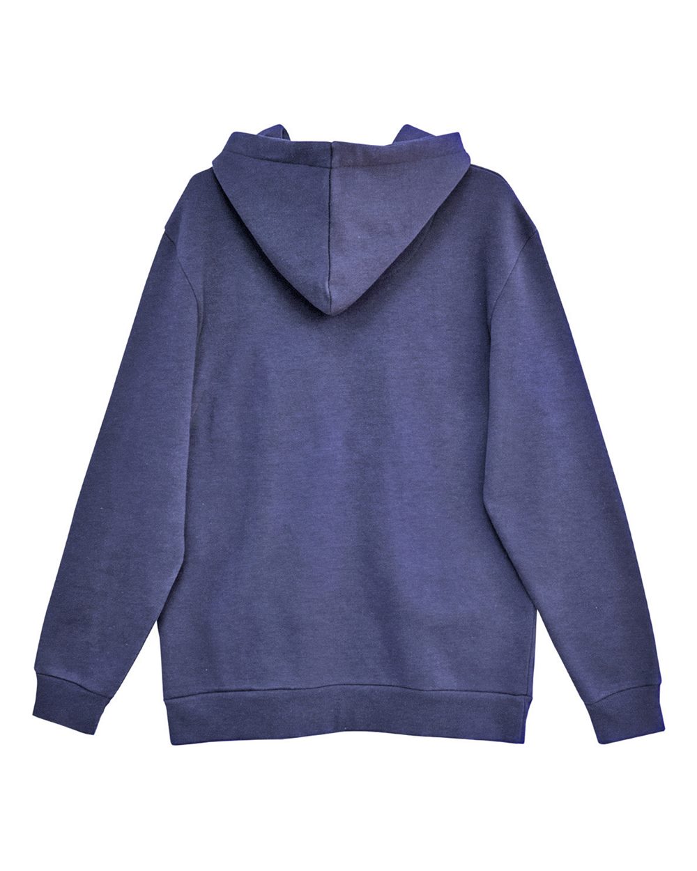 Unisex Epic Fleece Pullover Hooded Sweatshirt - Back - B815E0653 - Heather Navy
