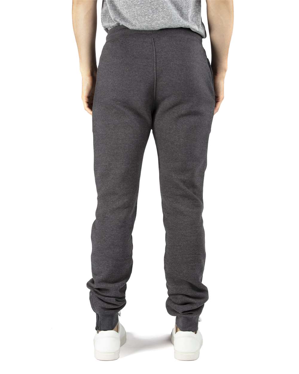 Unisex Ultimate Sweatpants - OnModelBack - B790E0582 - Charcoal Heather