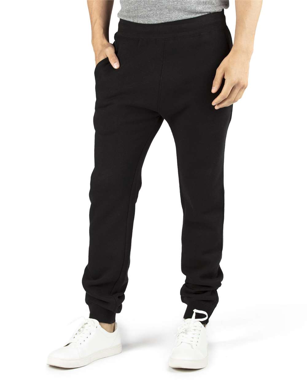 Unisex Ultimate Sweatpants - OnModelFront - B790E0502 - Black