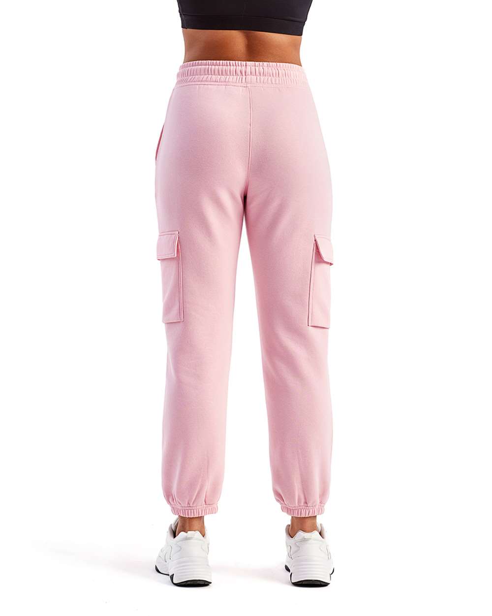 Unisex Riley Cargo Joggers - OnModelBack - B868A2302 - Light Pink