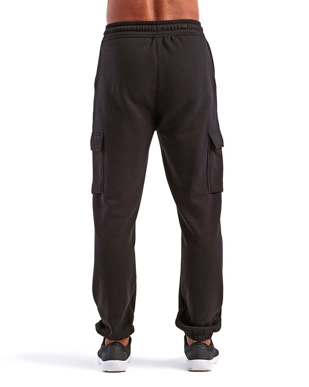Unisex Riley Cargo Joggers - OnModelBack - B868A2502 - Black