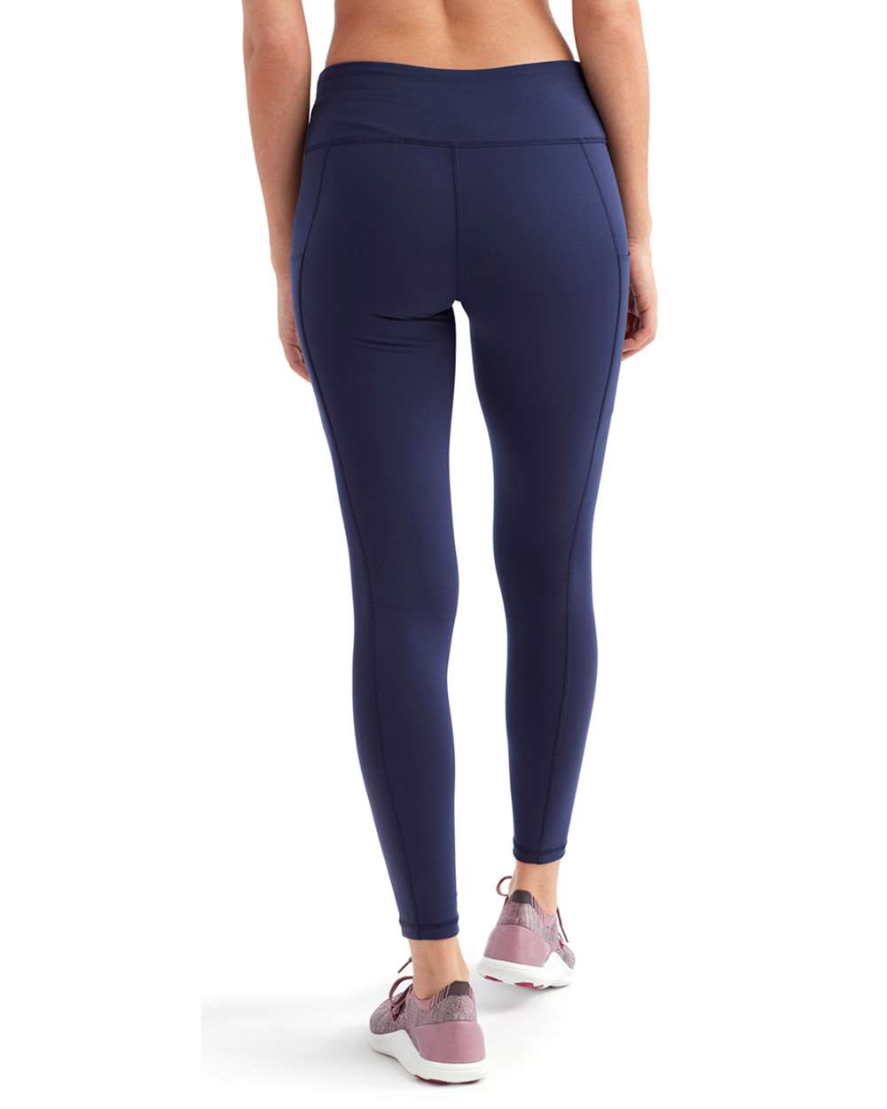 Women's Performance Leggings - OnModelBack - B863A2652 - Navy