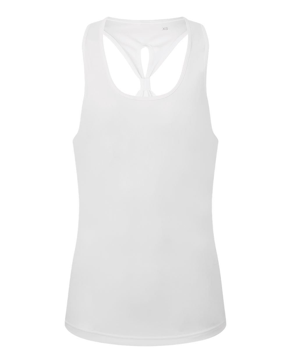 Women's Knot Back Venus Tank - Front - B848A2002 - White