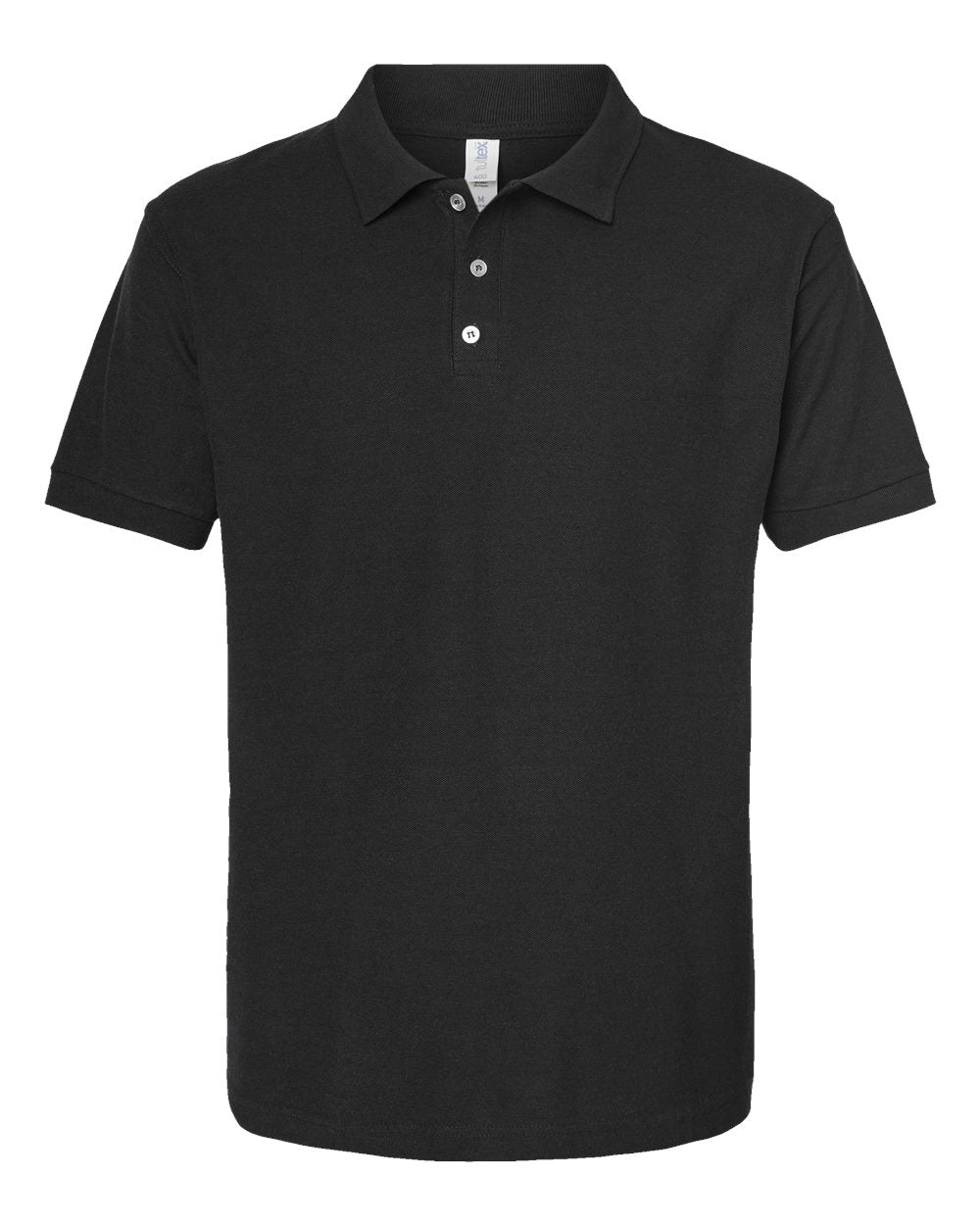 Men's 50/50 Sport Pique Polo - Front - B10559503 - Black