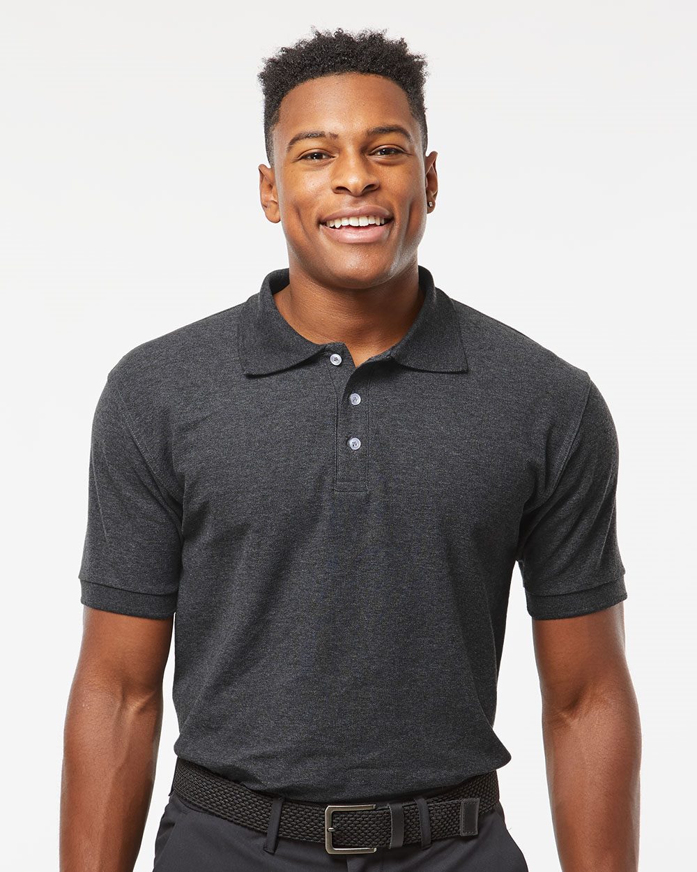 Men's 50/50 Sport Pique Polo - styleImage