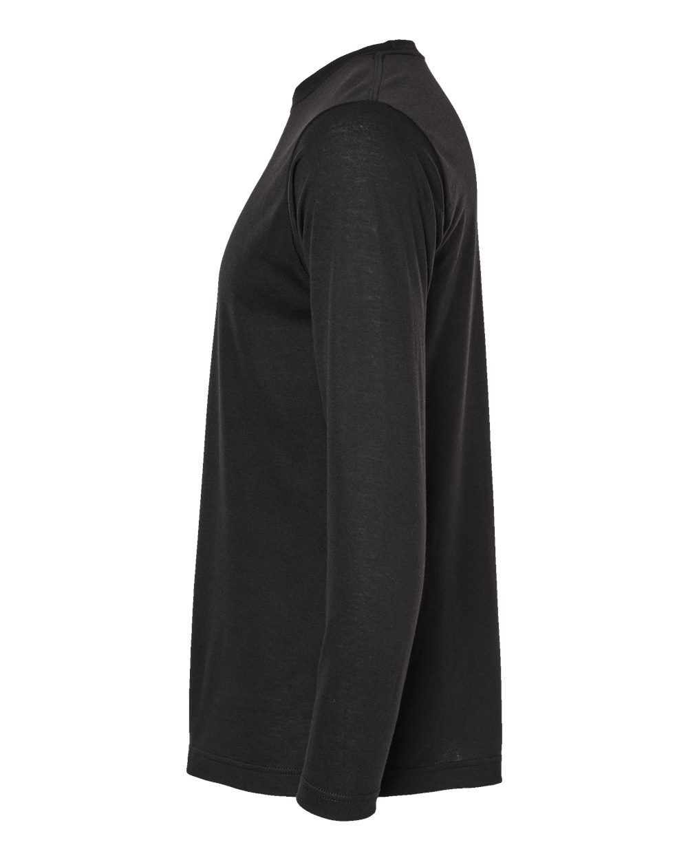 Unisex Poly-Rich Long Sleeve T-Shirt - DirectSide - B30059502 - Black