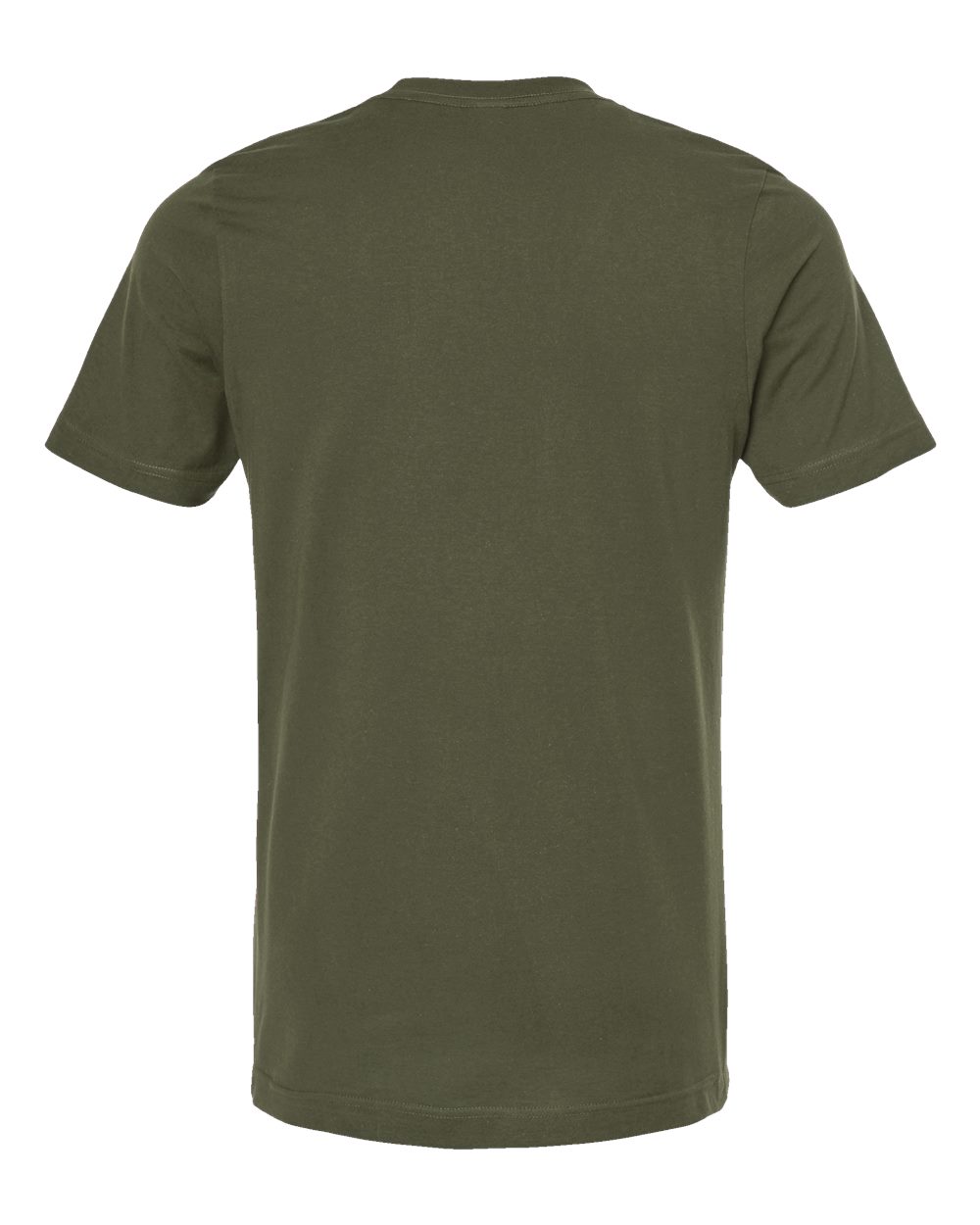 Men's Premium Cotton T-Shirt - Back - B10859112 - Olive